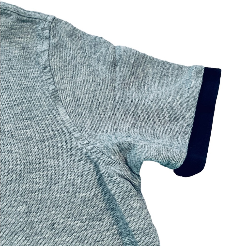 PSYCHO BUNNY**Grey Polo Shirt**Size 2, 3 (XXS,XS) $98 EUC - Picture 3 of 5